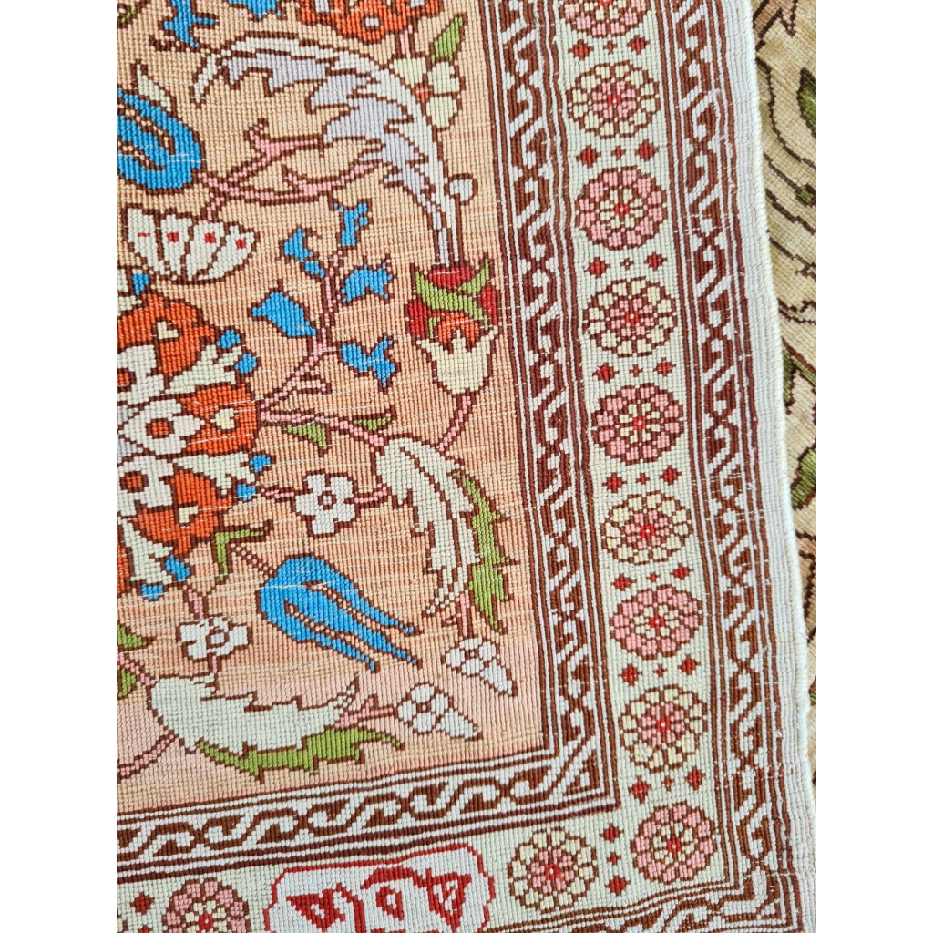 Tapis Soie Kayseri – Turquie Vers 1970 | Biron Tapis Soie Kayseri - Turquie Vers 1970