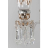 Une paire de candélabres en cristal à trois bras de lumière | Biron Une paire de candélabres en cristal à trois bras de lumière