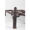 Paire de Chenet en bronze patiné époque Napoléon III 19e siècle