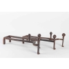 Paire de Chenet en bronze patiné époque Napoléon III 19e siècle