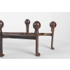Paire de Chenet en bronze patiné époque Napoléon III 19e siècle