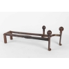 Paire de Chenet en bronze patiné époque Napoléon III 19e siècle