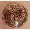 1950/70 Seau A Glace Forme Ananas Décor Animaux Métal Argenté