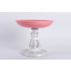 Coupe en overlay rose 1840 | Biron Coupe en overlay rose 1840