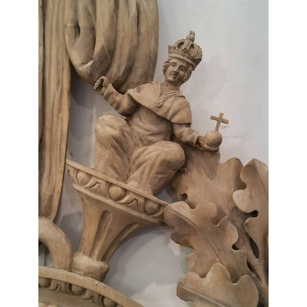 Rare grand panneau Franc-maçonnique du 1er empire. | Biron Rare grand panneau Franc-maçonnique du 1er empire.