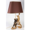 Une paire de chenets montés en lampe époque XIXe de style Napoléon III | Biron Une paire de chenets montés en lampe époque XIXe de style Napoléon III