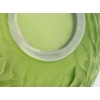 Paire de vases « Gui » verre vert absinthe et vert kaki de René LALIQUE