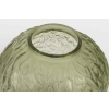 Paire de vases « Gui » verre vert absinthe et vert kaki de René LALIQUE