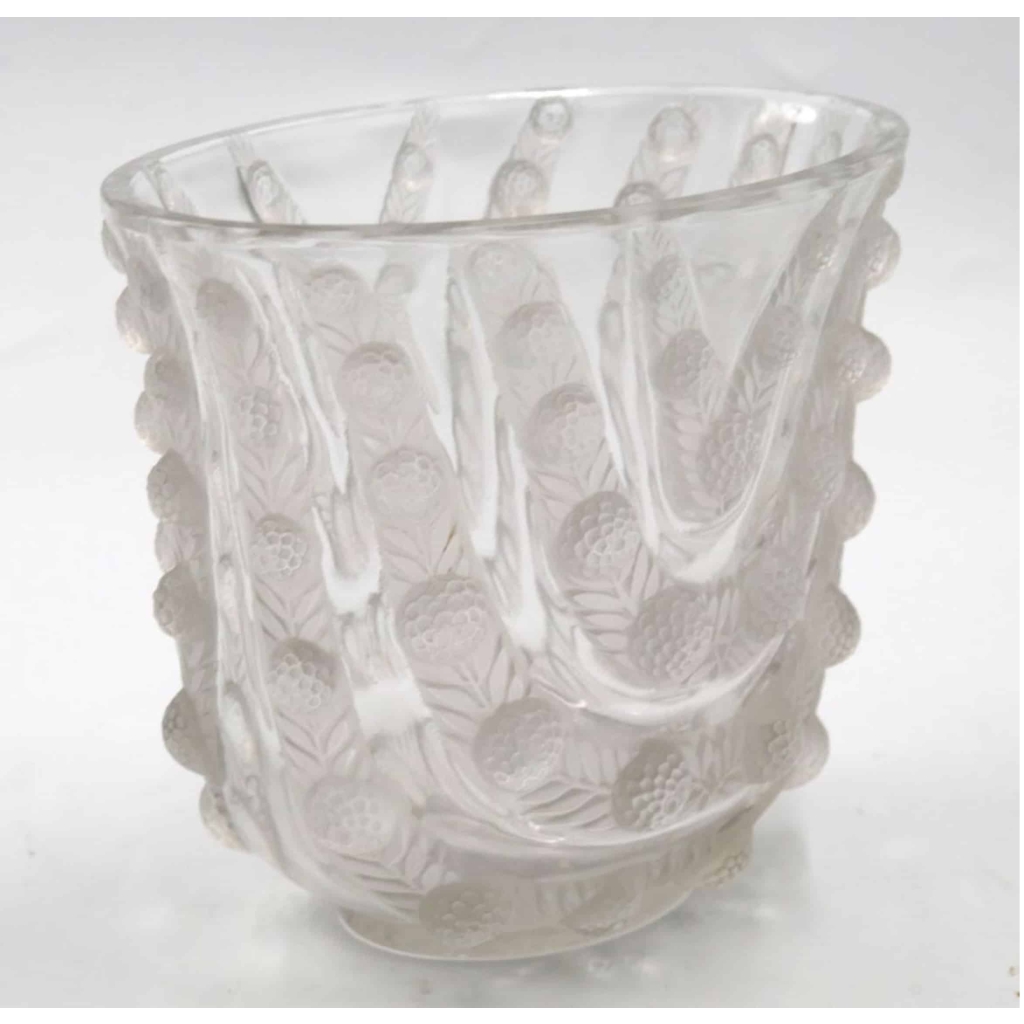 R LALIQUE France, Vase « Vichy « | Biron |||||