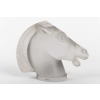 Mascotte Bouchon de Radiateur « Longchamp A » Double Main verre blanc de René LALIQUE