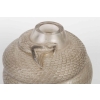 Vase « Serpent » verre blanc patiné gris-vert de René LALIQUE