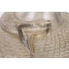 Vase « Serpent » verre blanc patiné gris-vert de René LALIQUE