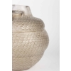 Vase « Serpent » verre blanc patiné gris-vert de René LALIQUE