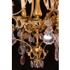 Lustre en bronze et cristal 19e siècle | Biron Lustre en bronze et cristal 19e siècle