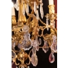 Lustre en bronze et cristal 19e siècle | Biron Lustre en bronze et cristal 19e siècle