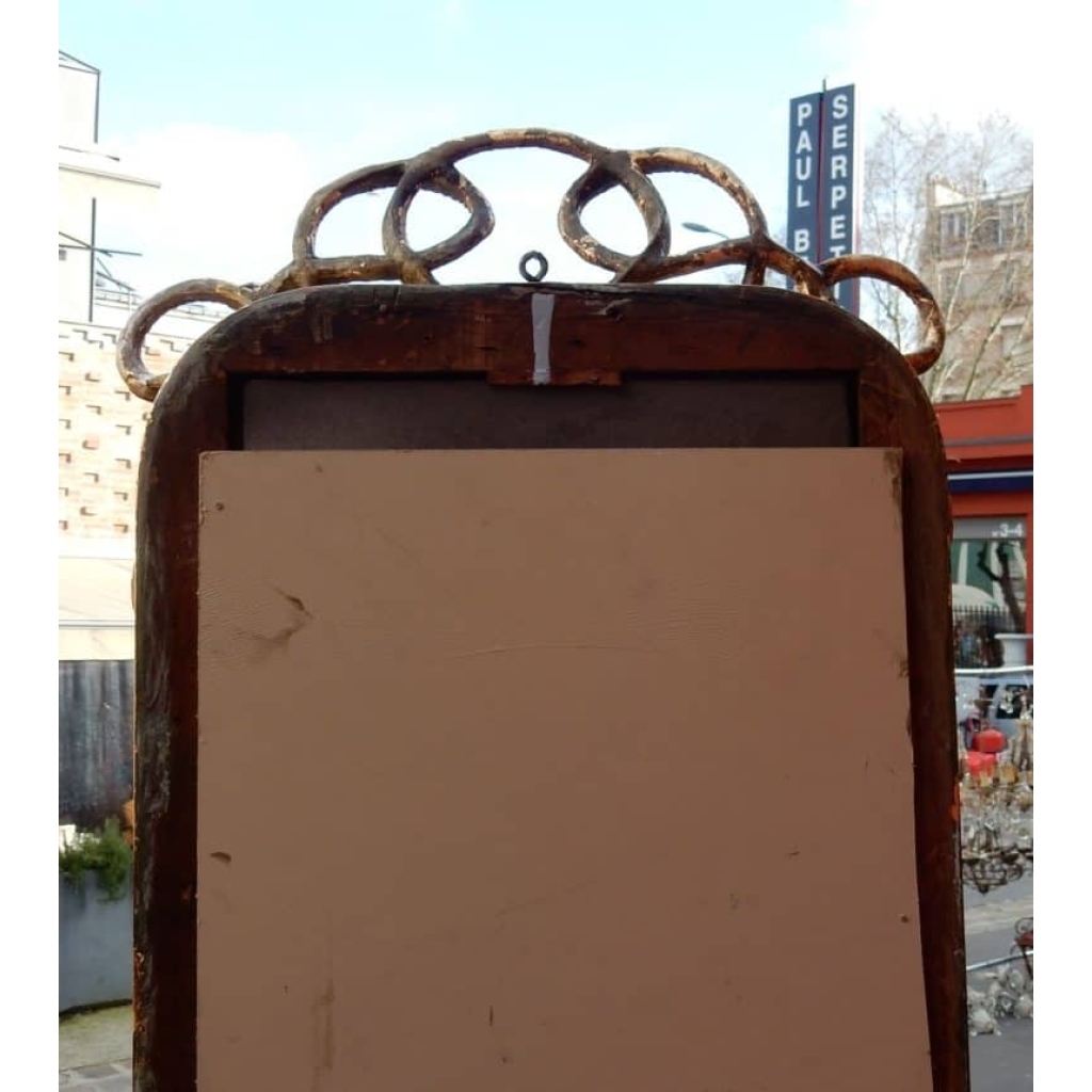 1850/80 Paire de Miroirs au Mercure N 3 .2m21 x 0m47 8