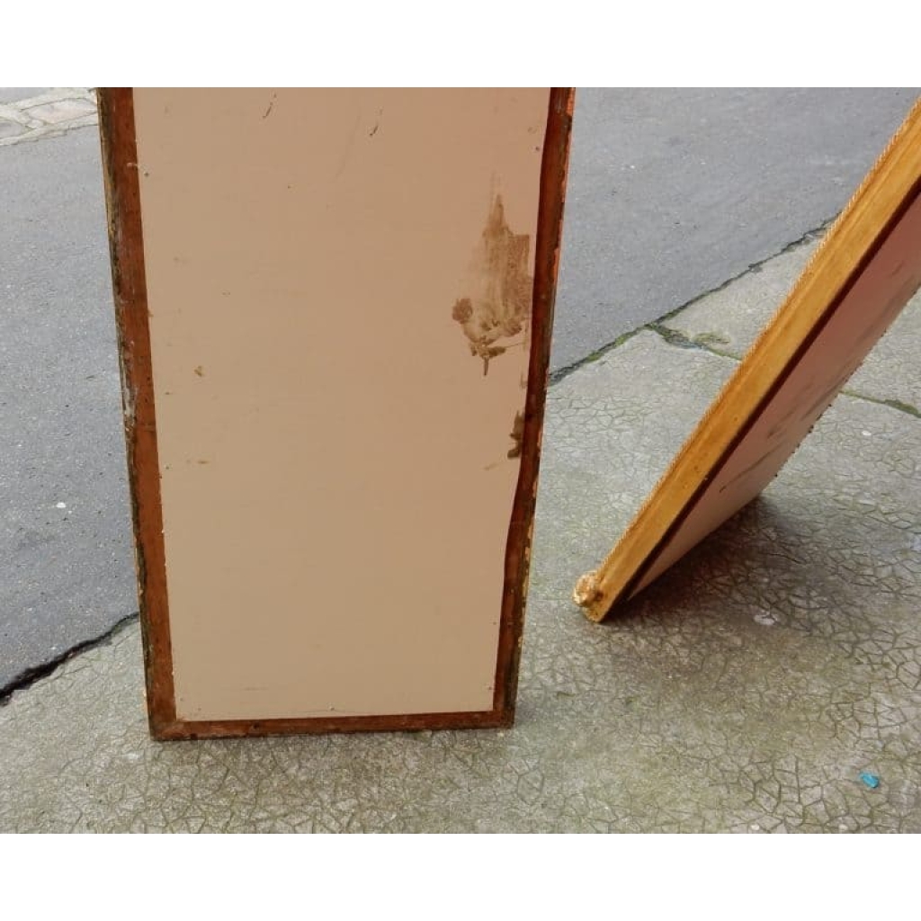 1850/80 Paire de Miroirs au Mercure N 3 .2m21 x 0m47 9
