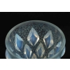Vase « Rampillon » verre opalescent patiné vert de René LALIQUE