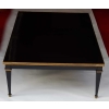 1950/70 Gerard MILLE Pour Maison Jansen Table Basse Bois Laqué Noir 120 x 80 cm