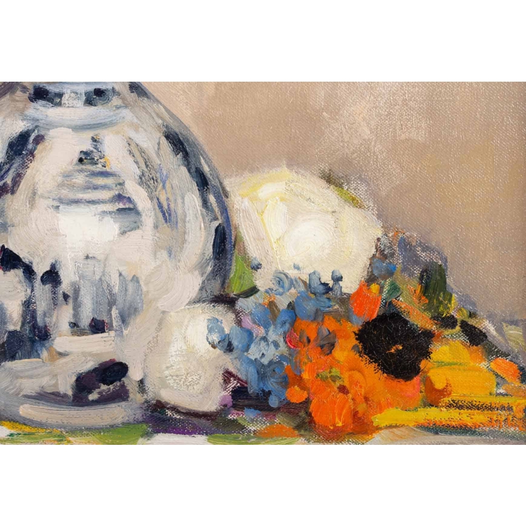 Iris dans un vase Chine. Fernand Allard l’Olivier (1883-1933)
