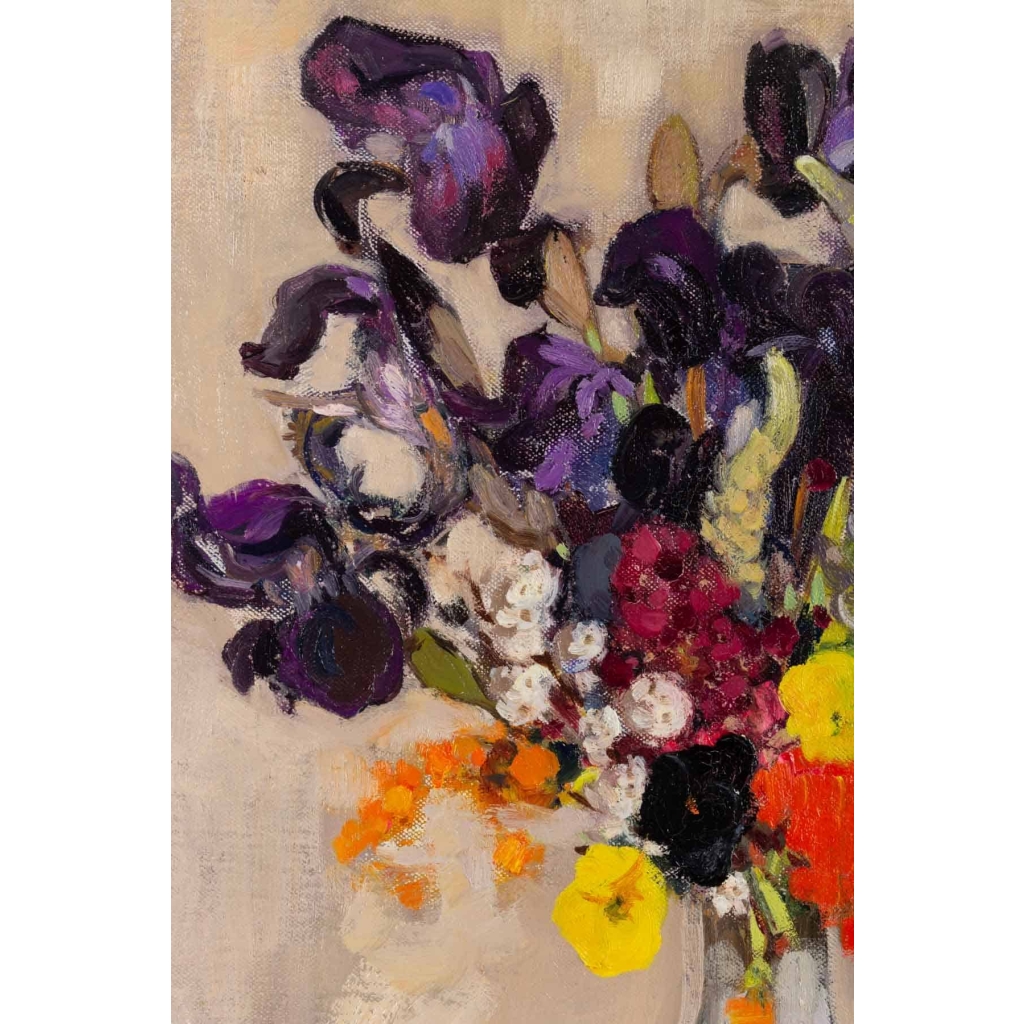 Iris dans un vase Chine. Fernand Allard l’Olivier (1883-1933)