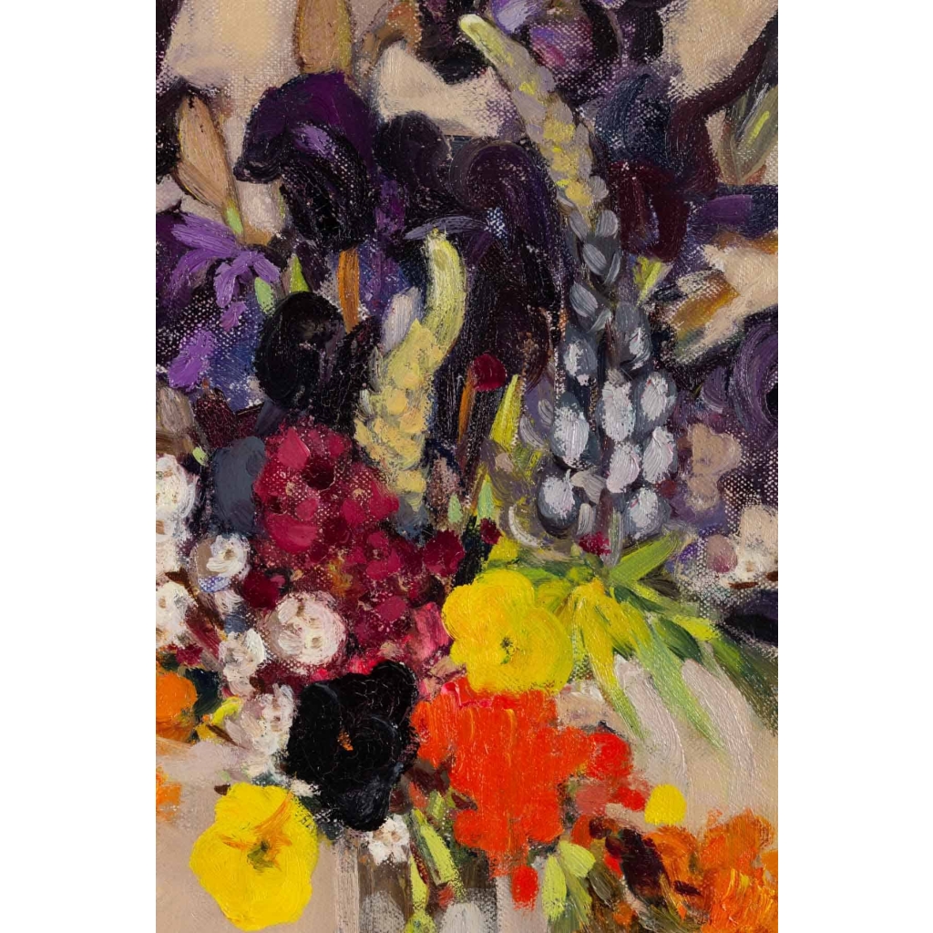 Iris dans un vase Chine. Fernand Allard l’Olivier (1883-1933)