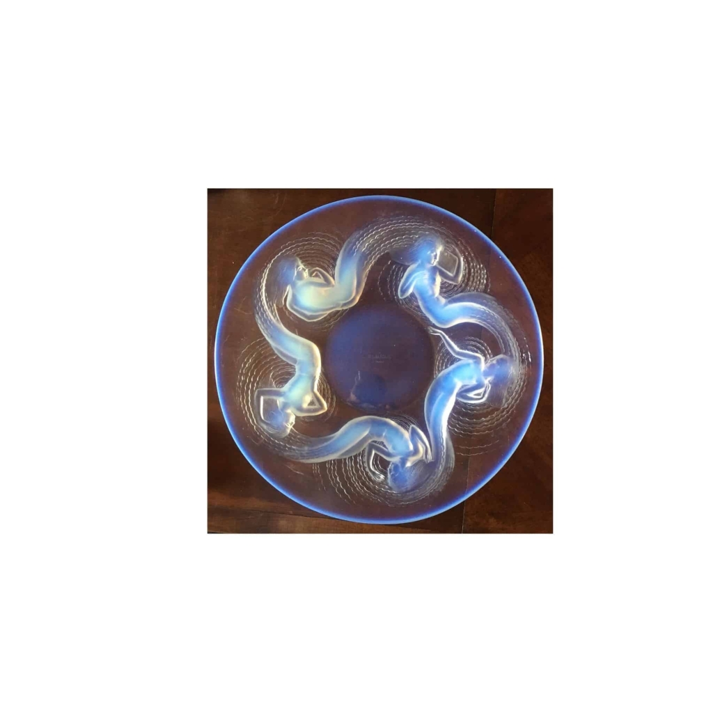 R. LALIQUE. Coupe « CALYPSO » Opalescente 2