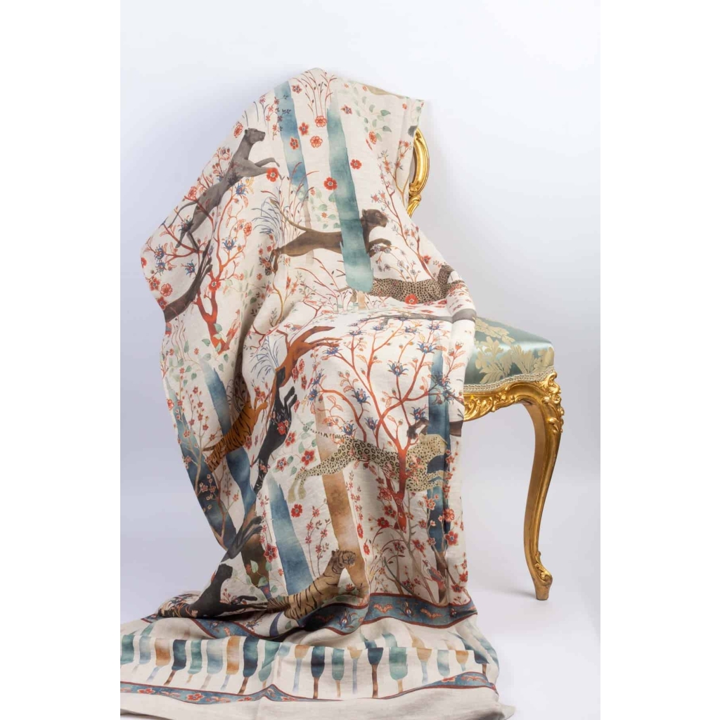 Tissu en lin « Panthères » | Biron |||||||||||||||