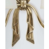 Paire d’Appliques « Ruban » Bronze Lucien Gau 1960 | Biron Paire d'Appliques "Ruban" Bronze Lucien Gau 1960