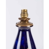 Lampe bleu marbré de Sèvres 1925 | Biron Lampe bleu marbré de Sèvres 1925