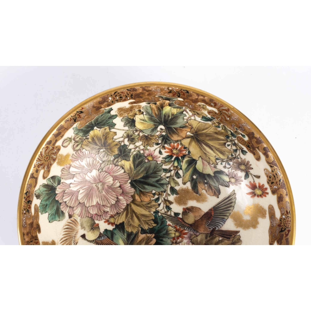 Coupe Satsuma Japon époque Meiji | Biron Coupe Satsuma Japon époque Meiji