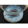 Vase « Renoncules » verre opalescent patiné gris de René LALIQUE