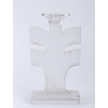 Paire de Bougeoirs « Tokyo » verre blanc de René LALIQUE