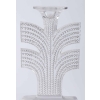 Paire de Bougeoirs « Tokyo » verre blanc de René LALIQUE