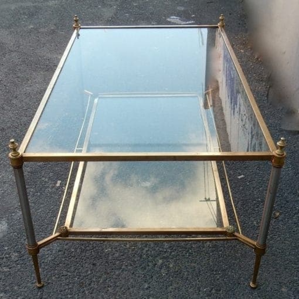 1950/70′ Table Basse Maison Jansen 113 x 64 cm
