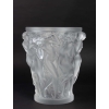 Vase « Bacchantes » cristal incolore de LALIQUE FRANCE d'après un modèle de René LALIQUE
