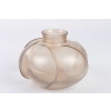 Vase « Périgord » verre blanc patiné sepia de René LALIQUE | Biron |||||||