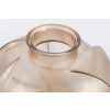 Vase « Périgord » verre blanc patiné sepia de René LALIQUE | Biron Vase « Périgord » verre blanc patiné sepia de René LALIQUE