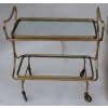 1970′ Bar Roulant en Bronze et Laiton Doré Maison Baguès Décor Art Nouveau | Biron 1970′ Bar Roulant en Bronze et Laiton Doré Maison Baguès Décor Art Nouveau
