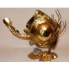 1970′ Lampe A la Raie en Bronze Doré et Agate Et Cristal de Roche DLG Duval Brasseur, Isabelle Faure Signée Laudrain | Biron 1970′ Lampe A la Raie en Bronze Doré et Agate Et Cristal de Roche DLG Duval Brasseur, Isabelle Faure Signée Laudrain