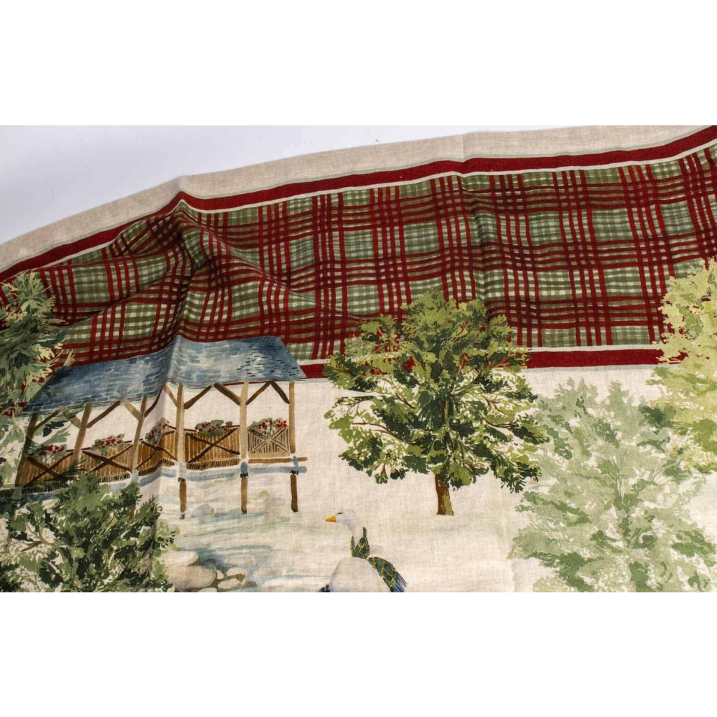 Tissu en lin « Balade en montagne » | Biron Tissu en lin "Balade en montagne"