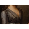 Portrait d'une jeune femme au ruban de soie, vers 1790.
