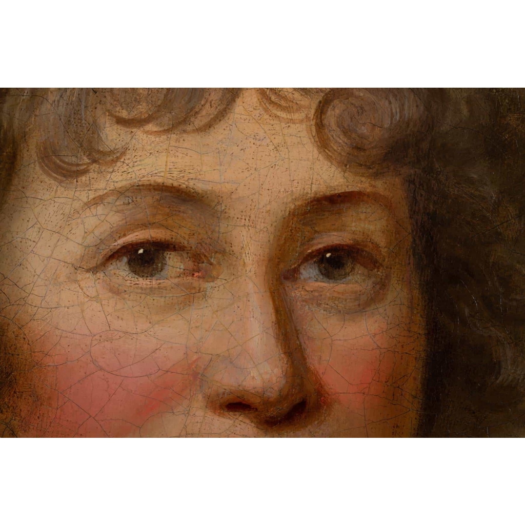 Portrait d'une jeune femme au ruban de soie, vers 1790.