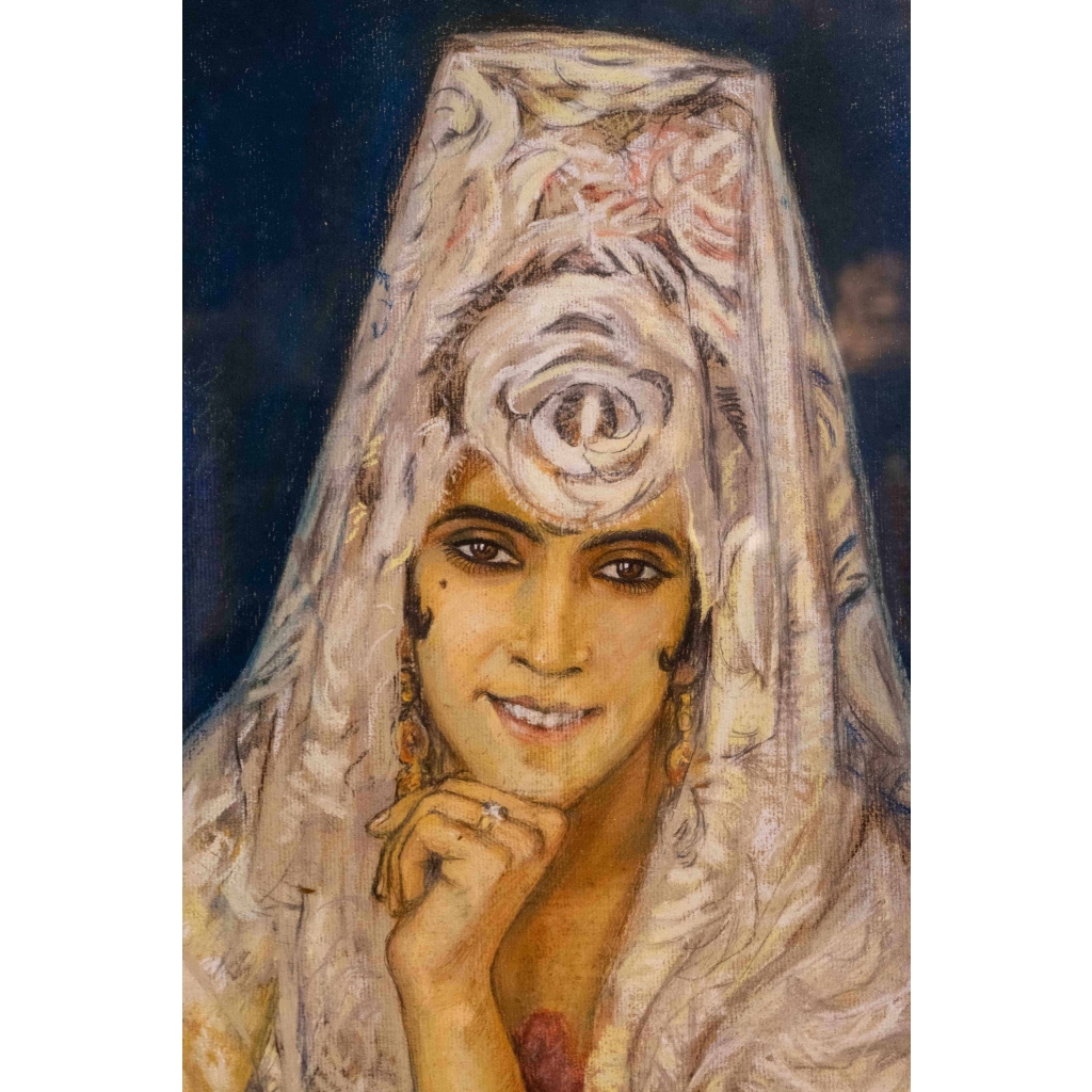 Sevillane à l'éventail de Marie Aimée Coutant