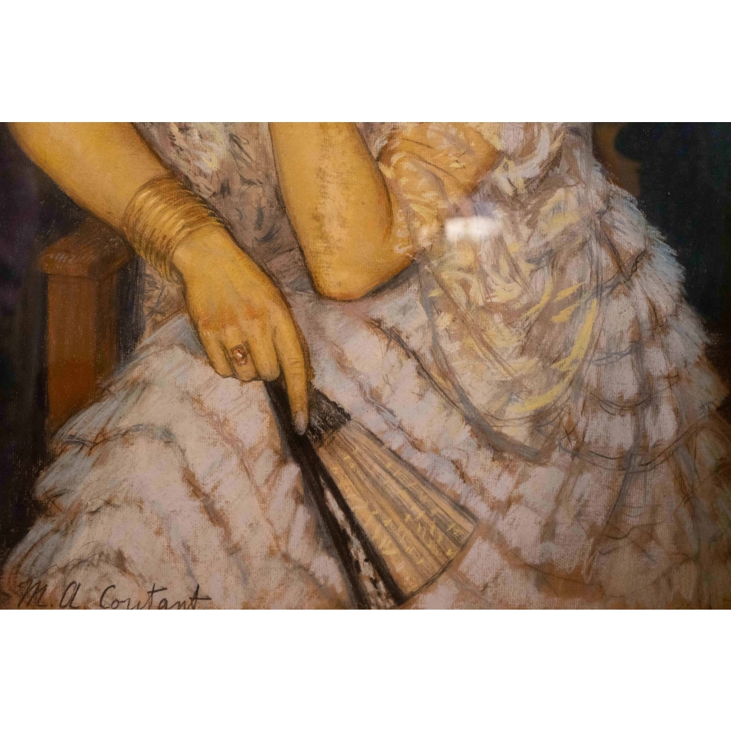 Sevillane à l'éventail de Marie Aimée Coutant