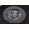 Service de 8 assiettes « Marienthal » cristal incolore de LALIQUE FRANCE d'après un modèle de René LALIQUE