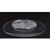 Service de 8 assiettes « Marienthal » cristal incolore de LALIQUE FRANCE d'après un modèle de René LALIQUE
