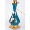 Paire de lampes en porcelaine et laiton 19e siècle Napoléon III | Biron Paire de lampes en porcelaine et laiton 19e siècle Napoléon III