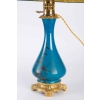 Paire de lampes en porcelaine et laiton 19e siècle Napoléon III | Biron Paire de lampes en porcelaine et laiton 19e siècle Napoléon III