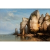 Falaises de Flamborough Head – Charles Joseph Kuwasseg (1802 – 1877) | Biron Falaises de Flamborough Head - Charles Joseph Kuwasseg (1802 - 1877)
